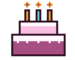 Illustration : gâteau d'anniversaire